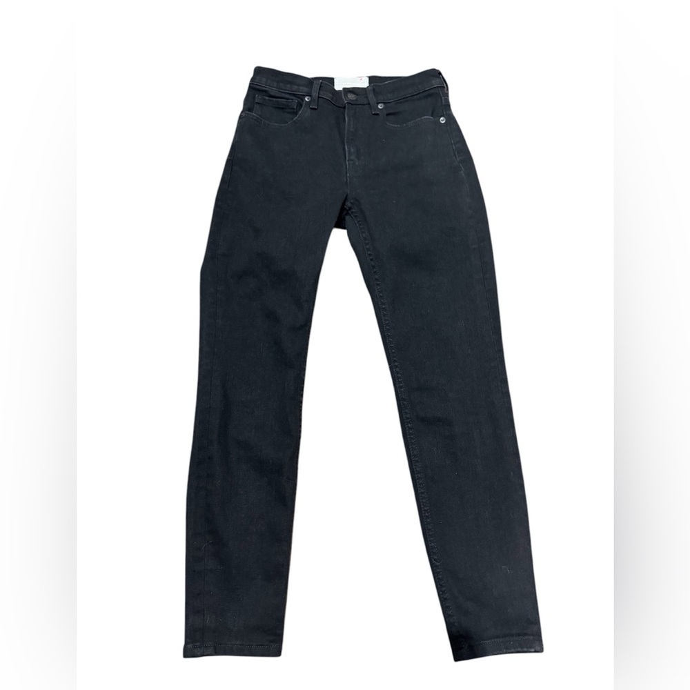 Everlane Jeans Womens Black Denim Ankle Mid Rise Skinny Jean Size 26